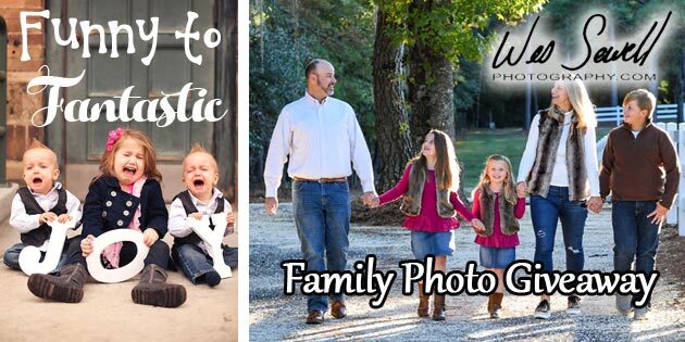 Funny to Fantastic: Family Photo Giveaway